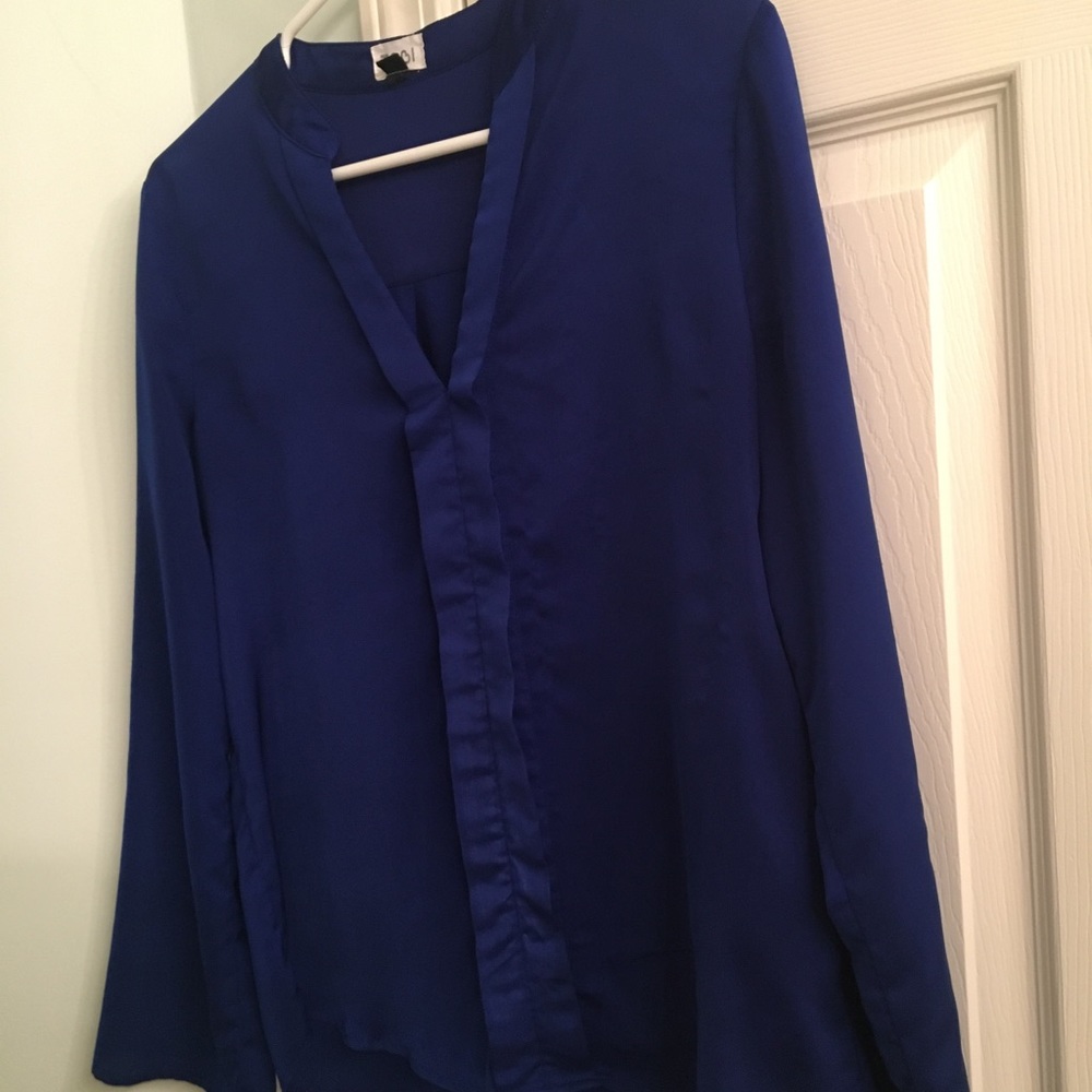 TOBI royal blue blouse